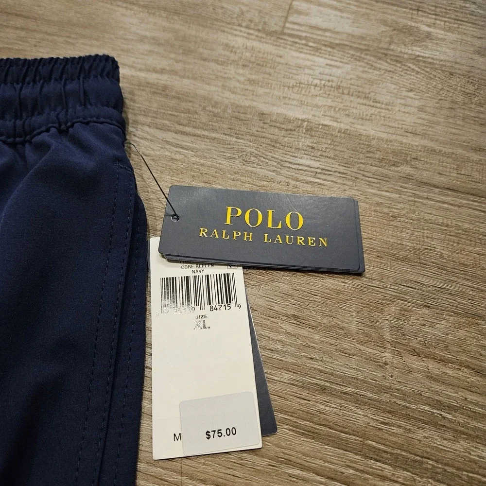 Polo Ralph Lauren 5.75 Inch Traveler Classic Swim Trunk Men XL Blue Pony Stretch